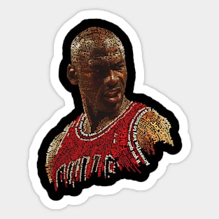 Jordan graphic Tee Sticker